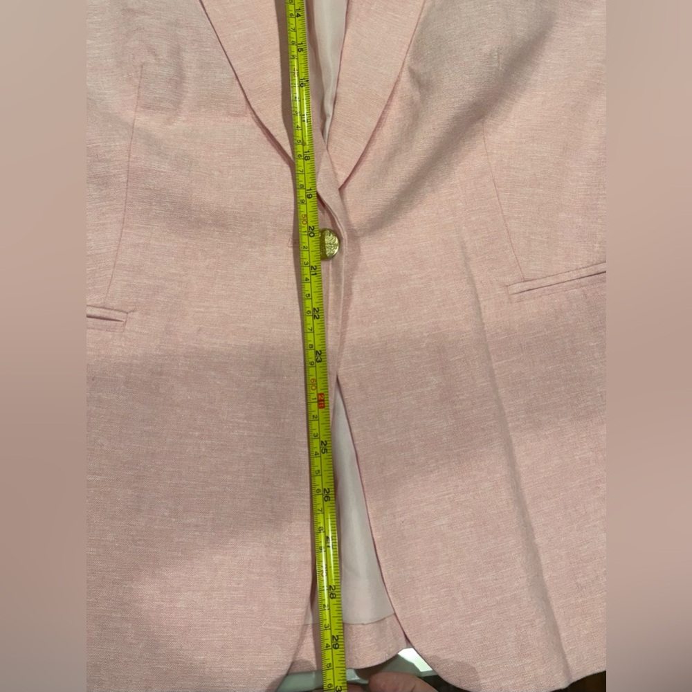 J. Crew Light Pink Single-Button Blazer - Picture 7 of 7